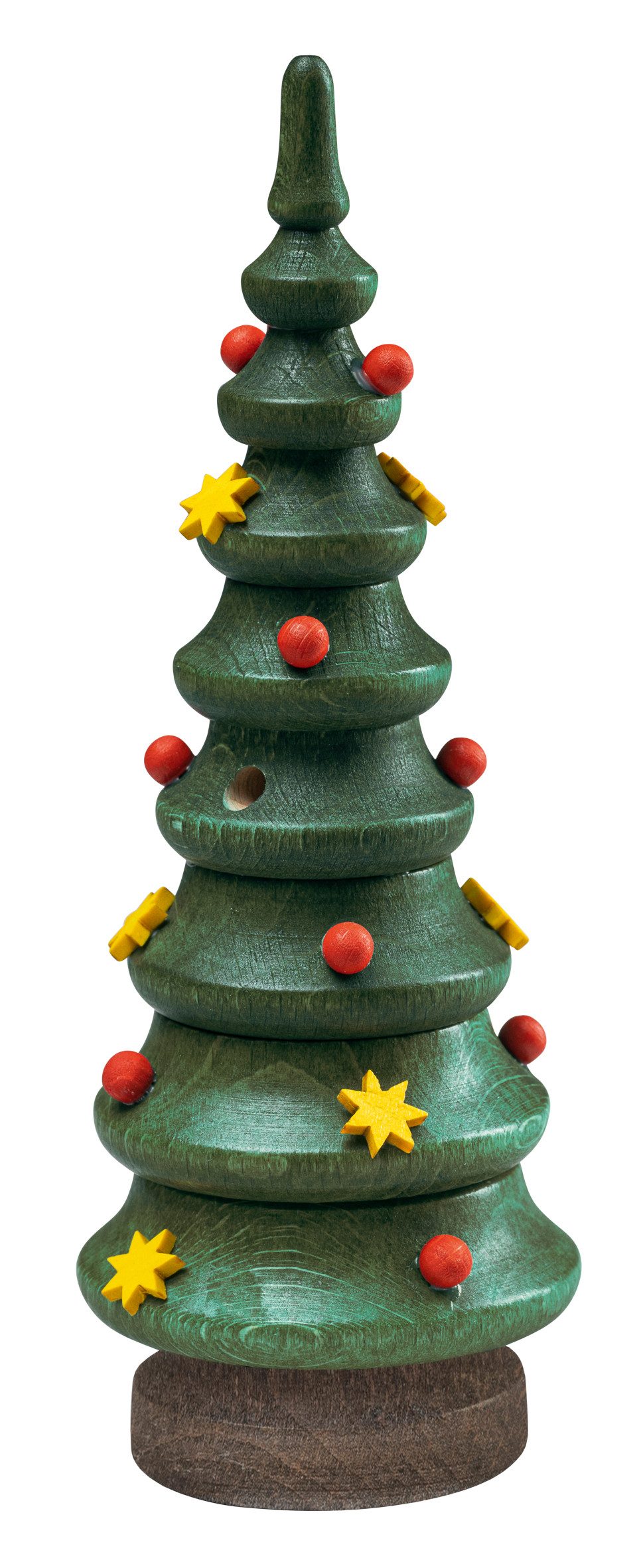 SAICO Original Räuchermännchen Räucher-Weihnachtsbaum inkl. 5 Räucherkerzen Tannenduft, BxHxT: 6x18x6 cm