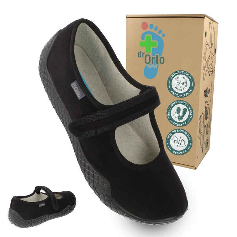 Dr. Orto Rawlinna Bequeme Sommer-Schuhe für Damen Slip-On Sneaker Gesundheitsschuhe, Präventivschuhe, Sommer-Slipper