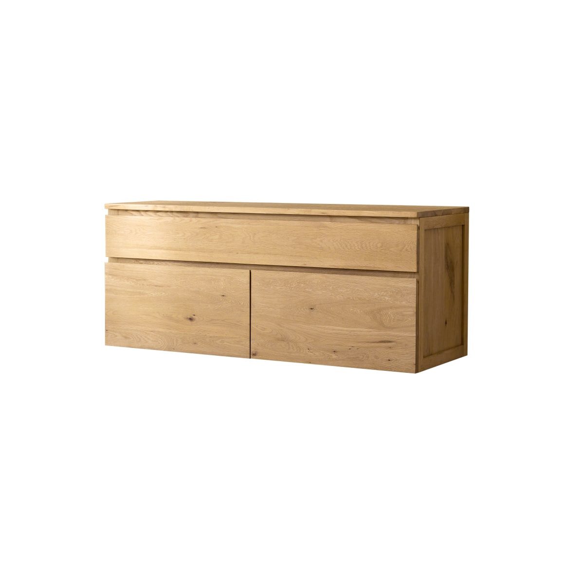 Tikamoon Waschtisch Waschbeckenschrank aus Eichenholz 120 Jacob