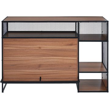 Ulife Sideboard Küchenschrank Sideboard Bartisch Esstisch Industrie-Design, 138*93*40cm