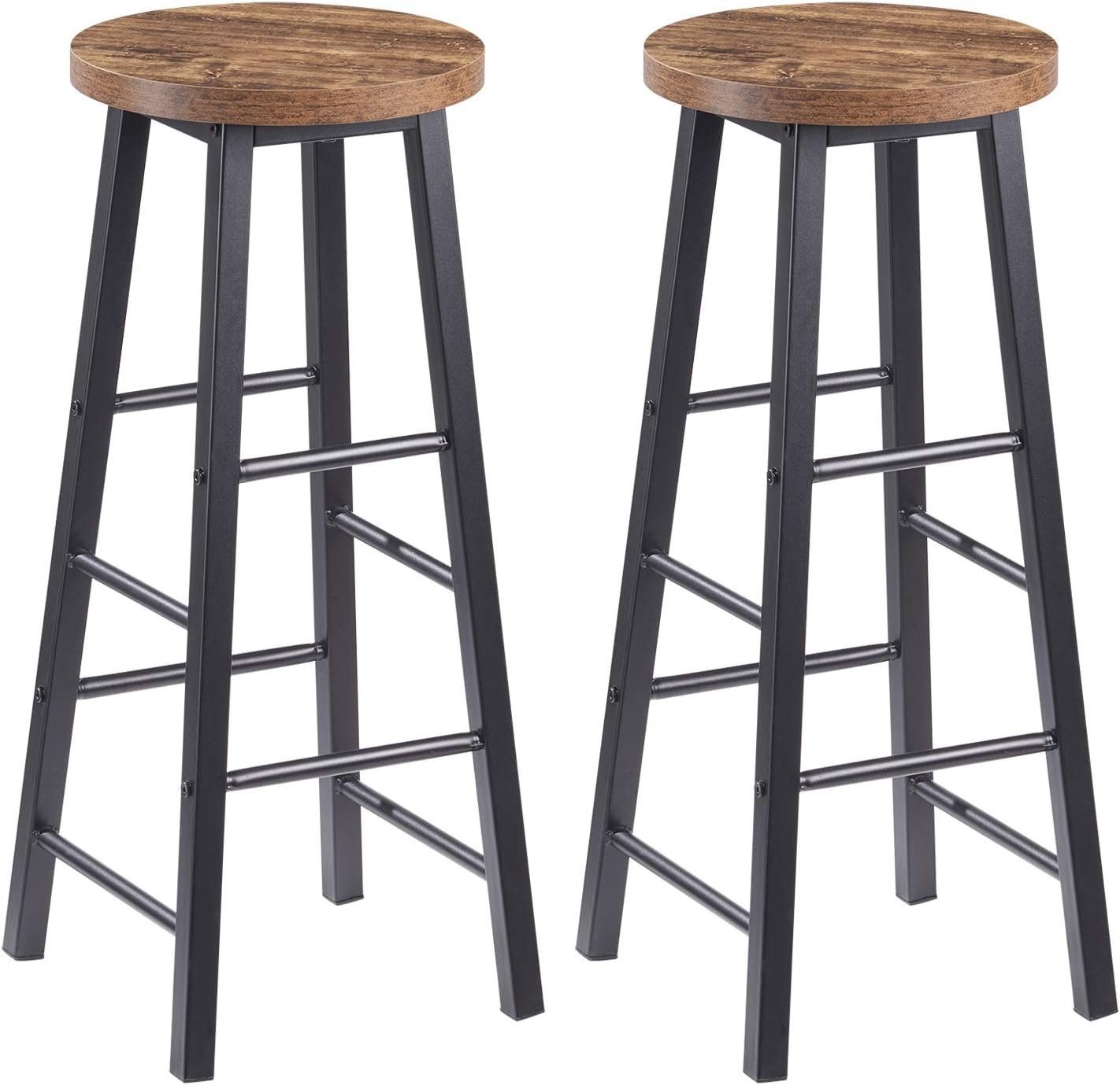 Woltu Barhocker (2 St), Gestell aus stabilem Stahl, Sitzfläche aus MDF günstig online kaufen