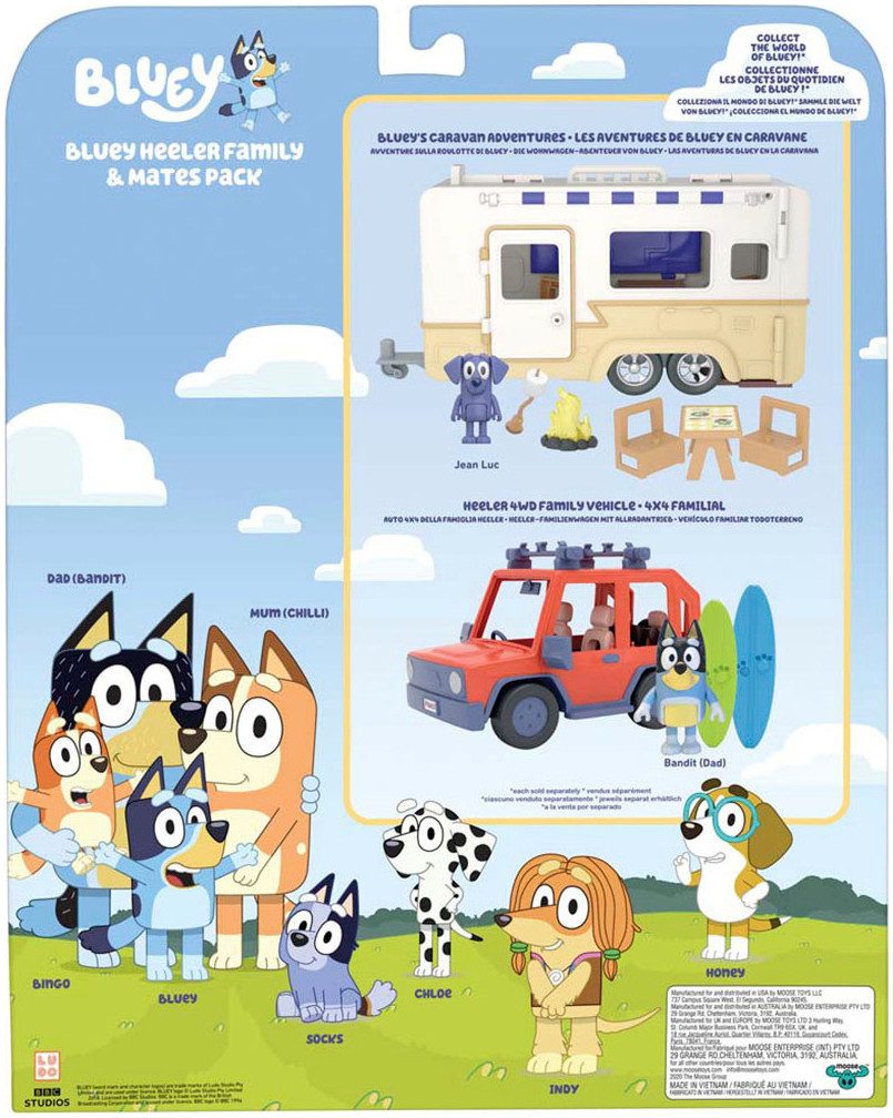 Moose Spielfigur Bluey & Familie 8er Mega-Pack – Bild 5 von 5