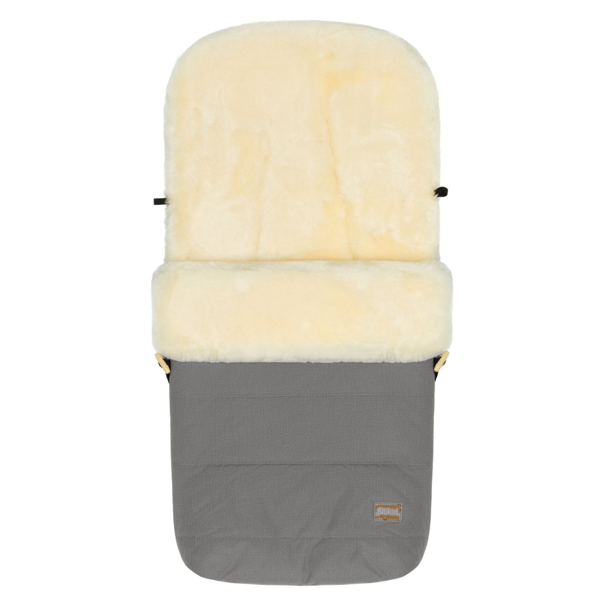 Fillikid Fußsack Winterfußsack Bernina Lammfell Exklusiv, warmer Winterfußsack mit echtem Merino-Lammfell wasserabweisend und