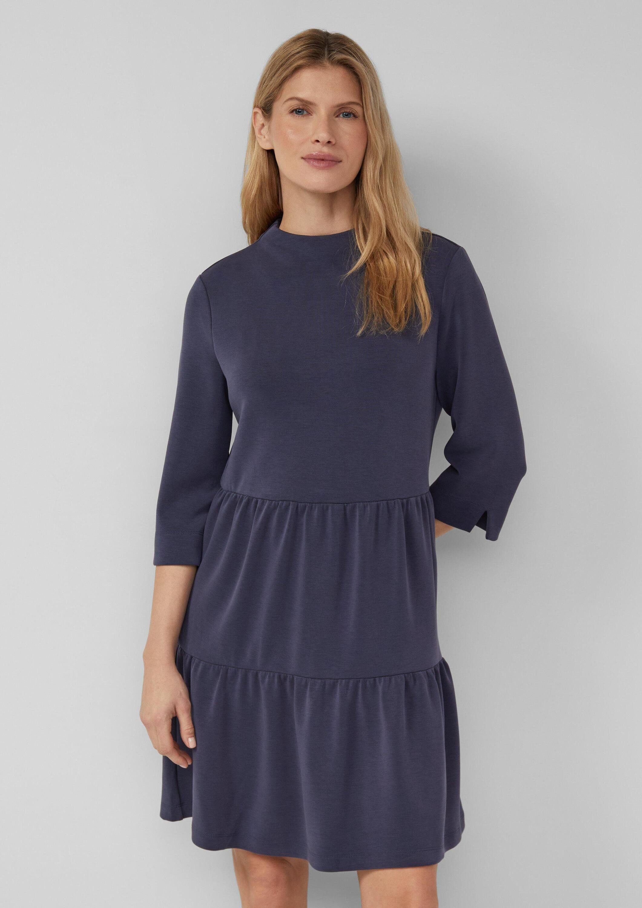 s.Oliver Minikleid Kleid Kurzes Stufen-Kleid aus Scuba günstig online kaufen