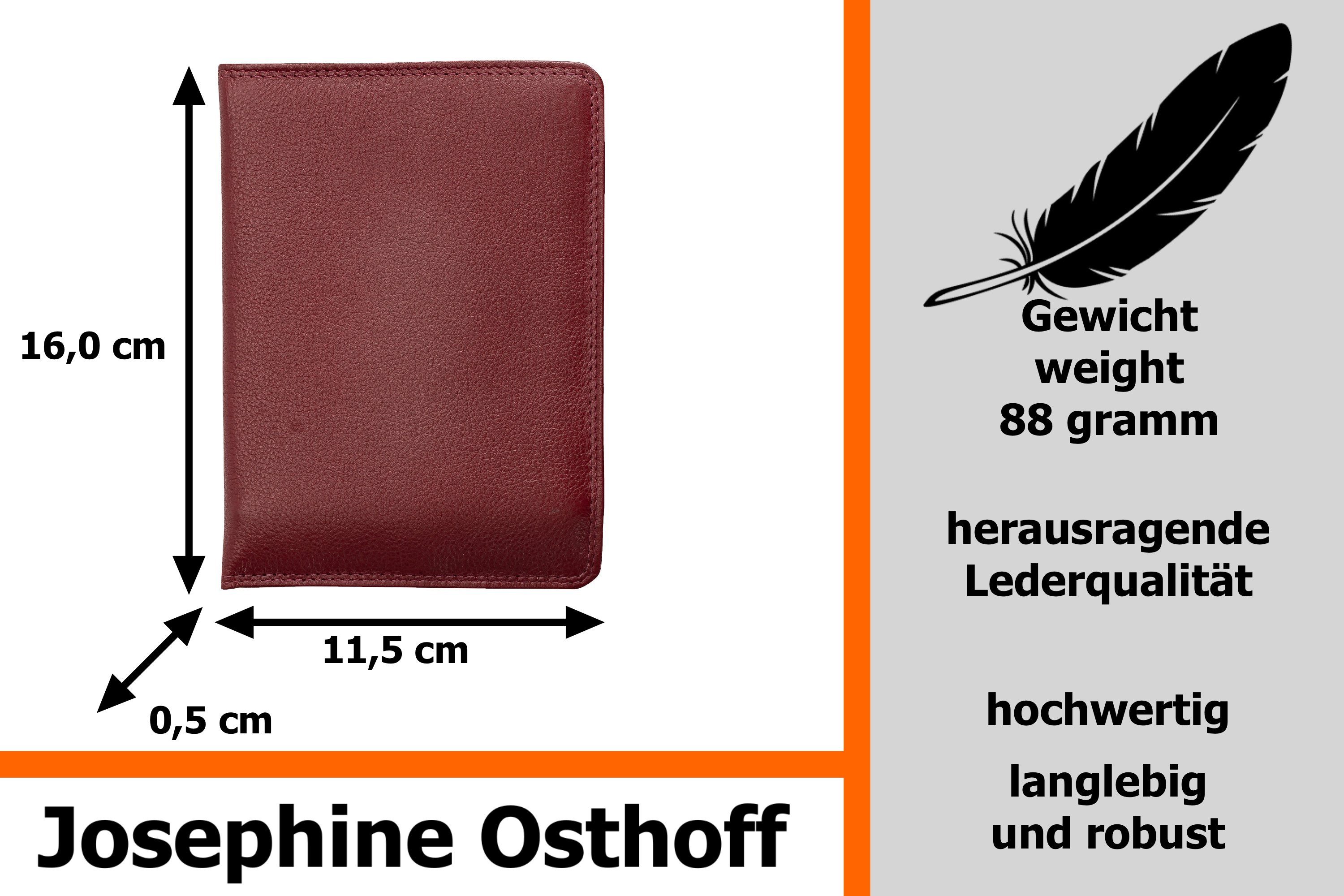 Osthoff Brieftasche bordeaux SOS Ausweisetui Josephine