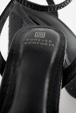 Next Forever Comfort® Plateausandalen mit Bling Sandalette (1-tlg)