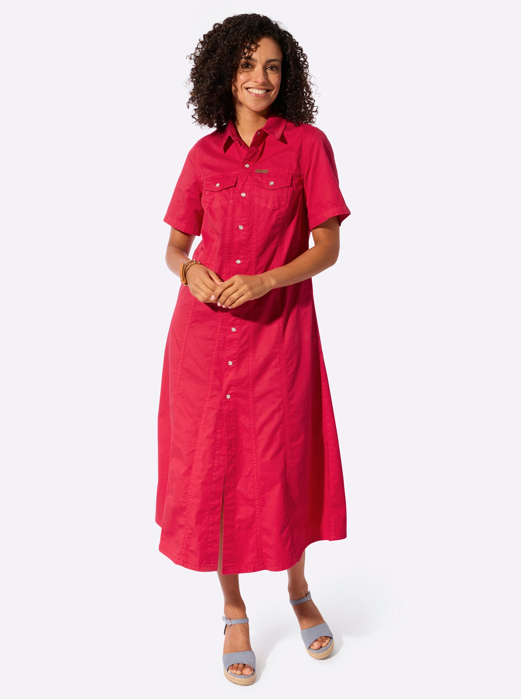 Witt Etuikleid Jeans-Kleid Kurzarm