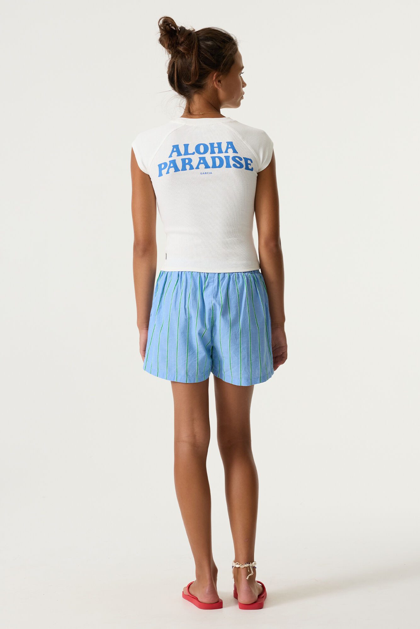 Garcia Bermudas mit Logo Stickerei for GIRLS – Bild 4 von 5