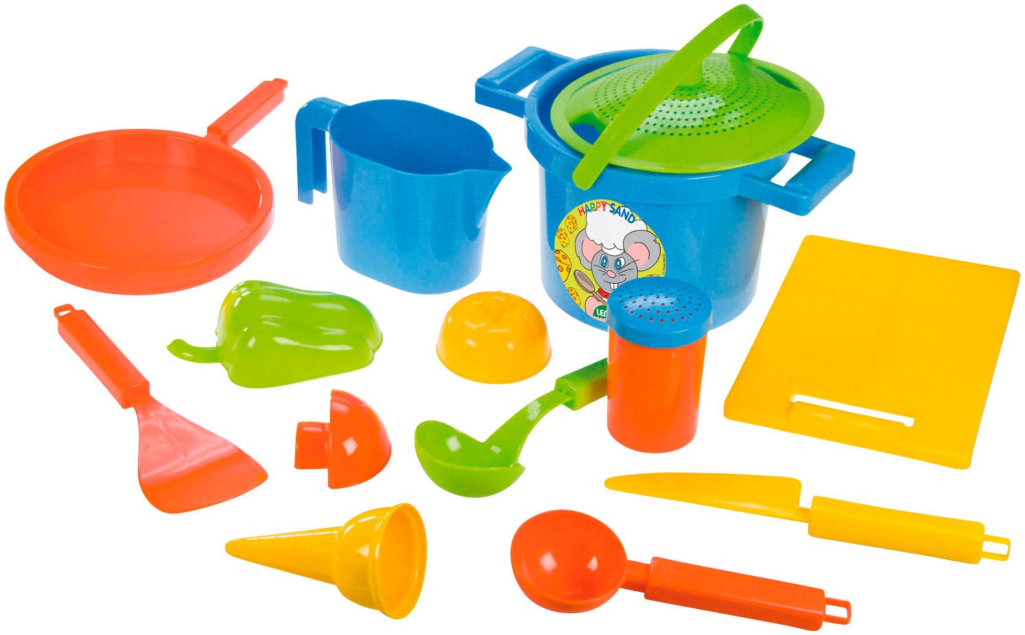 Lena® Sandform-Set Sandset Kochen 14 tlg., Beutel, Made in Europe