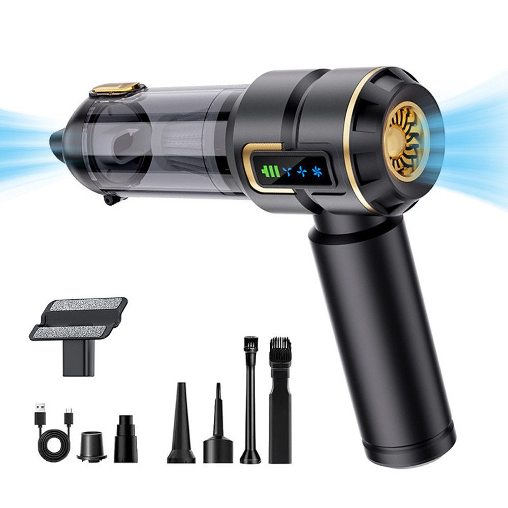 TUWENA Handstaubsauger Handstaubsauger Akku, 16000Pa USB Aufladbar Tragbar Mini Staubsauger
