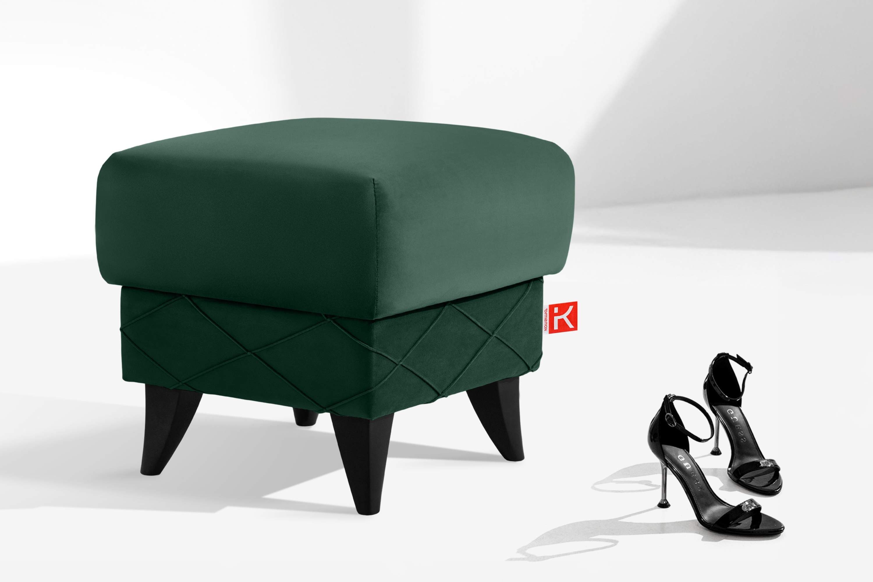 KONSIMO® Fußhocker Sitzhocker mit Stauraum GUSTAVO, günstig online kaufen