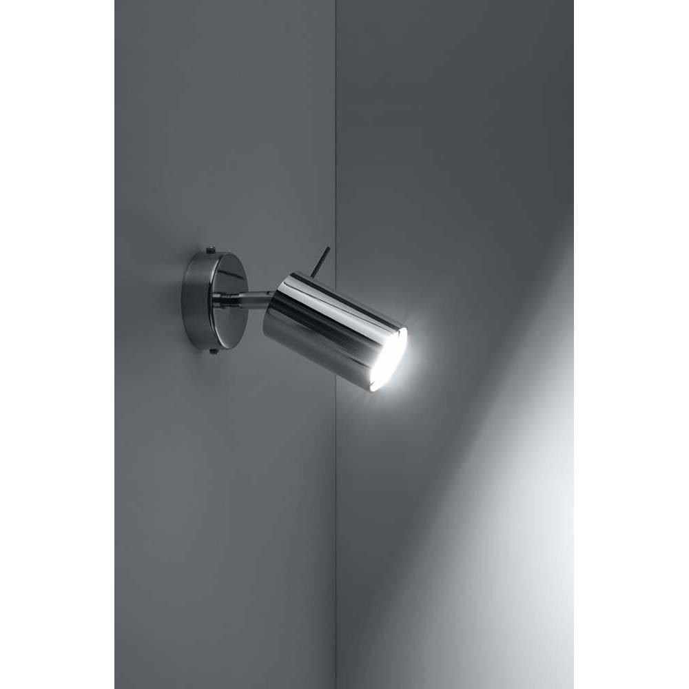 Leuchtmittel Wandleuchte Wandleuchte, inklusive, Wandlampe etc-shop Spot Chrom beweglicher nicht Wohnzimmer Stahl