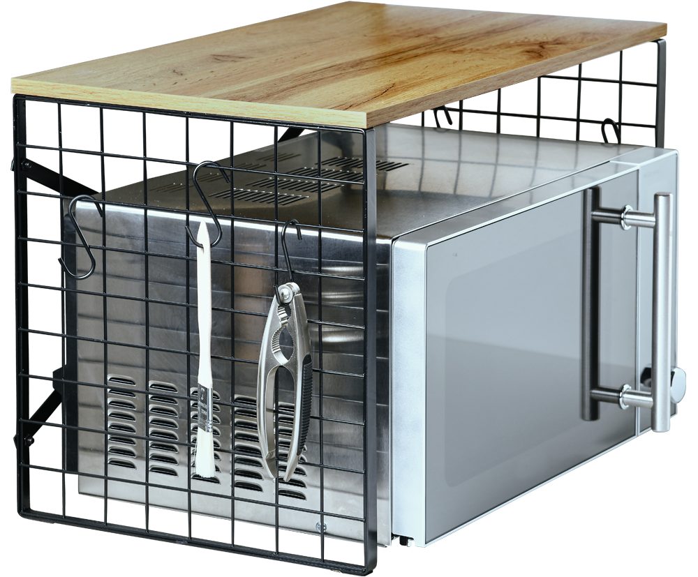 KESPER® Küchenregal Mikrowellen Regal, 1-tlg., praktische Ablagemögklichkeit für die Küche
