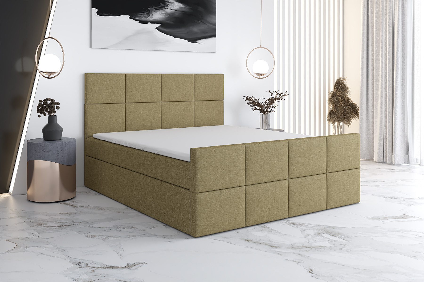 A&J MöbelLand GmbH Boxspringbett TOKI mit günstig online kaufen
