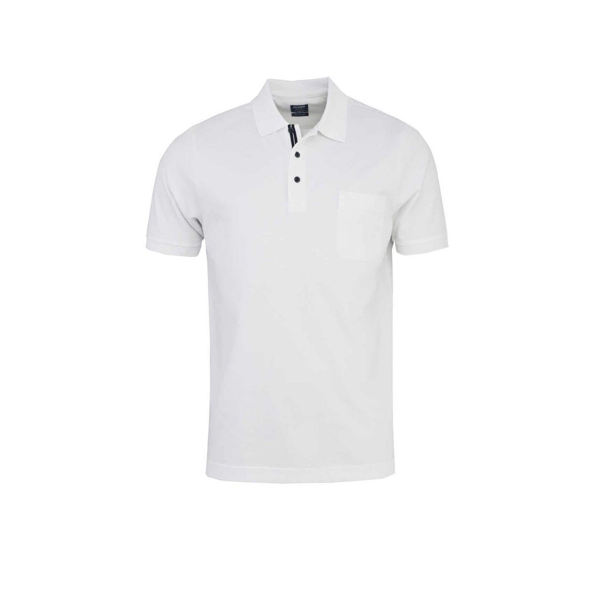 OLYMP T-Shirt weiß regular fit (1-tlg) 00 weiss