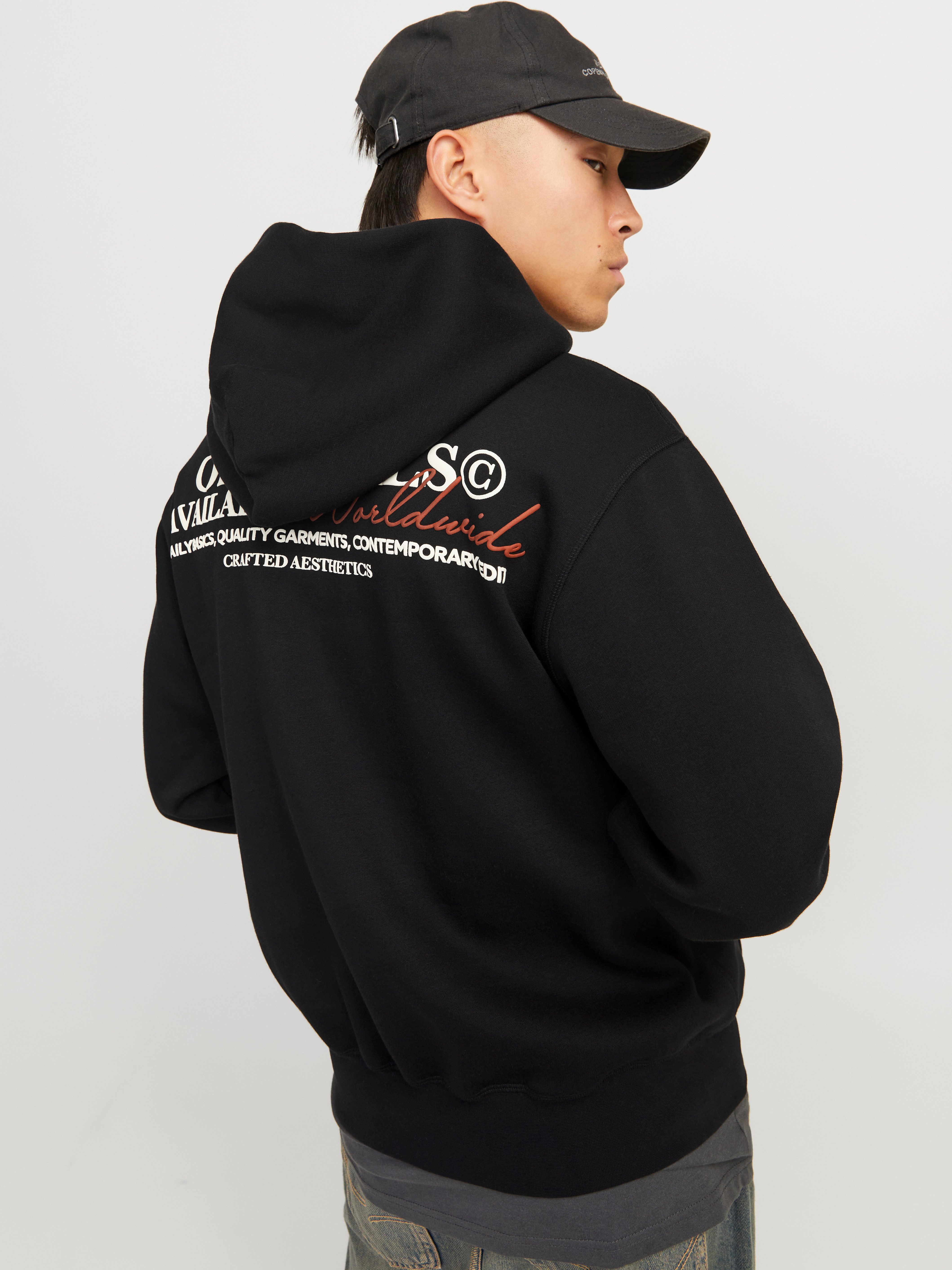 Jack & Jones Herren Hoodie Kapuzenpullover JORISLINGTON BACK SWEAT HOOD- Re günstig online kaufen