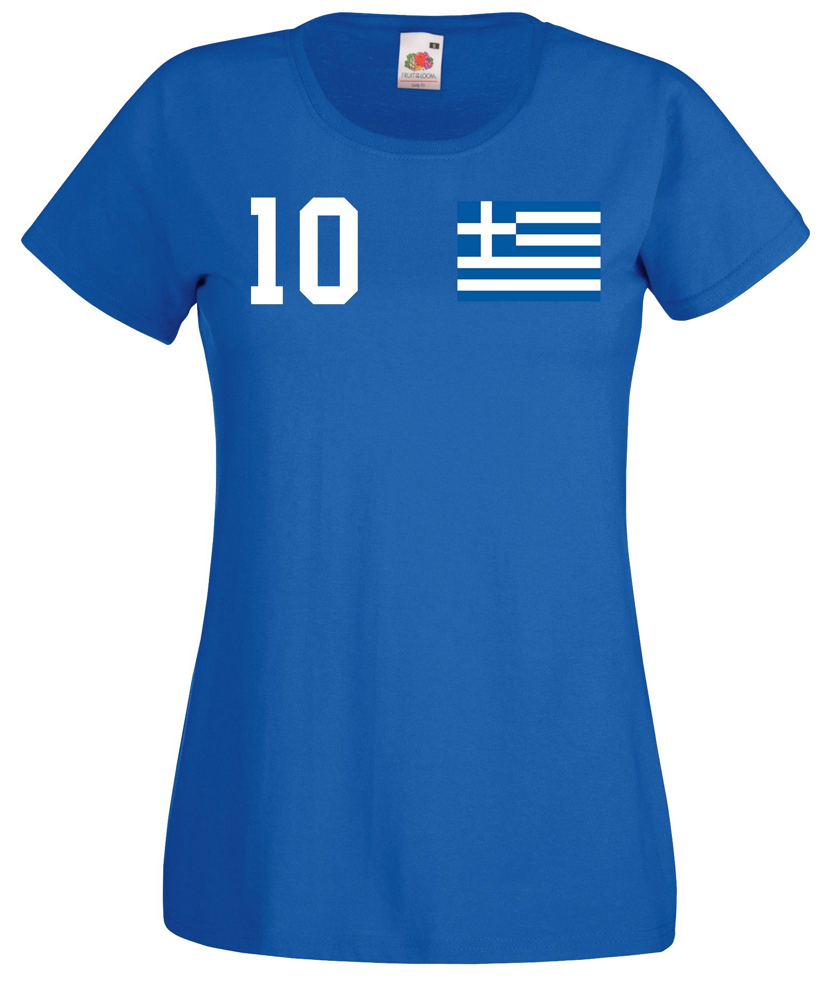 Youth Designz T-Shirt Griechenland Damen T-Shirt mit trendigem Motiv