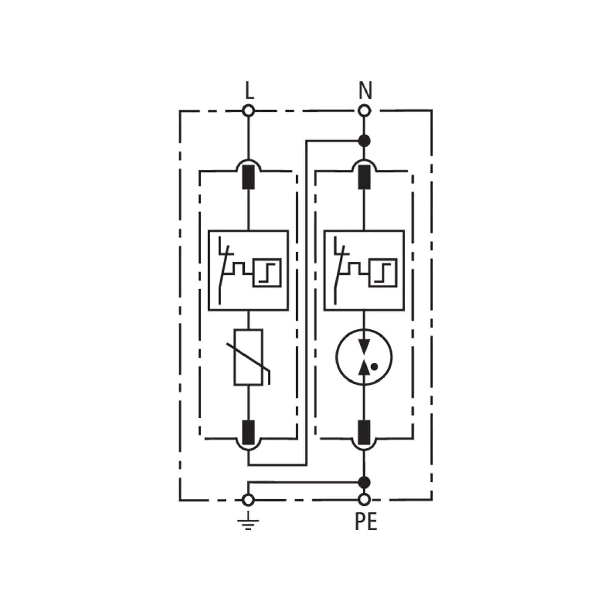 DEHN Schalter DEHNguard modular DG M TT 2P 275 952110 DEHN Schutzlösungen (1-St)