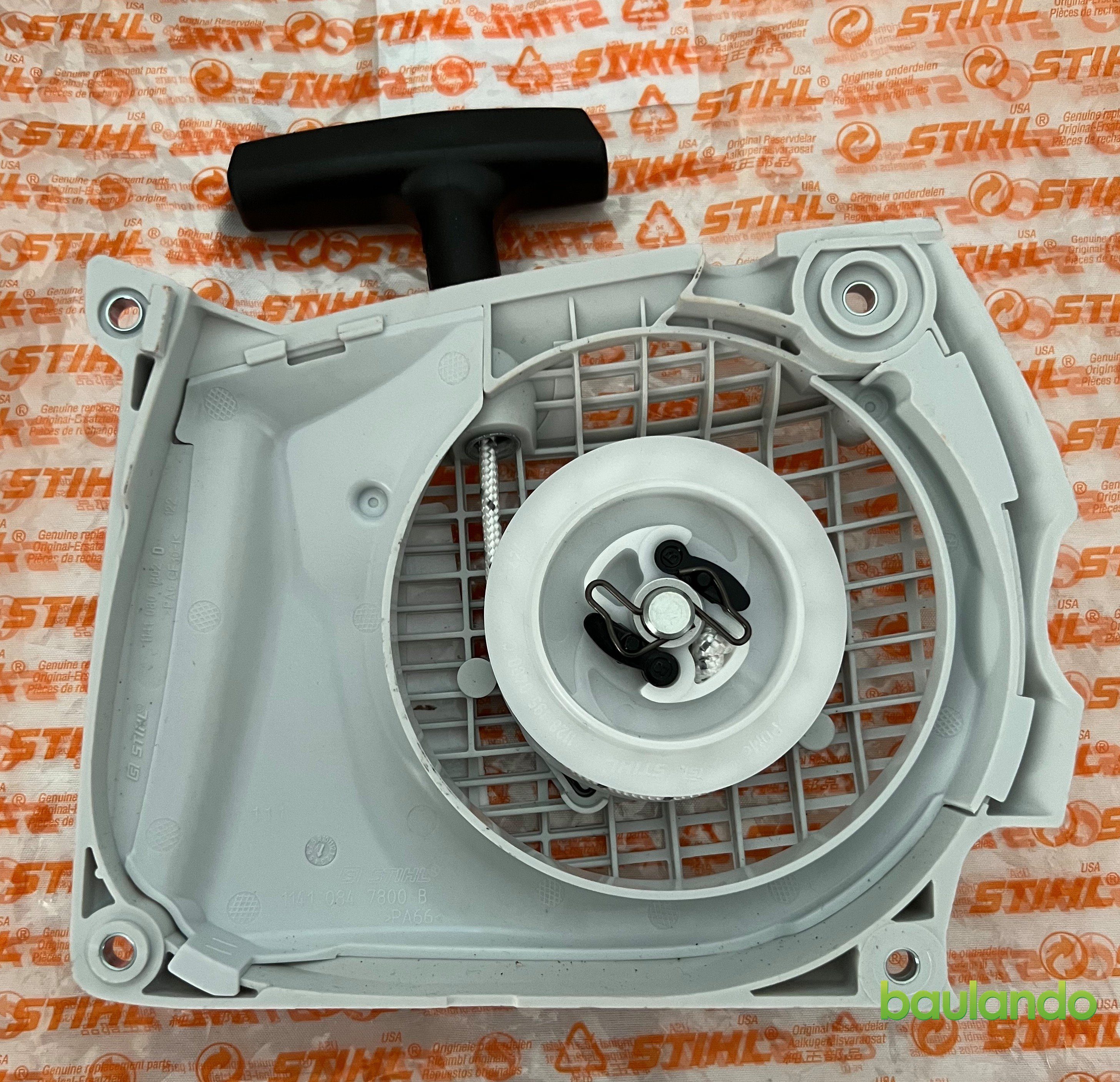 STIHL Benzin-Kettensäge STIHL original Anwerfvorrichtung / Starter MS261 11410802104, Anwerfvorrichtung