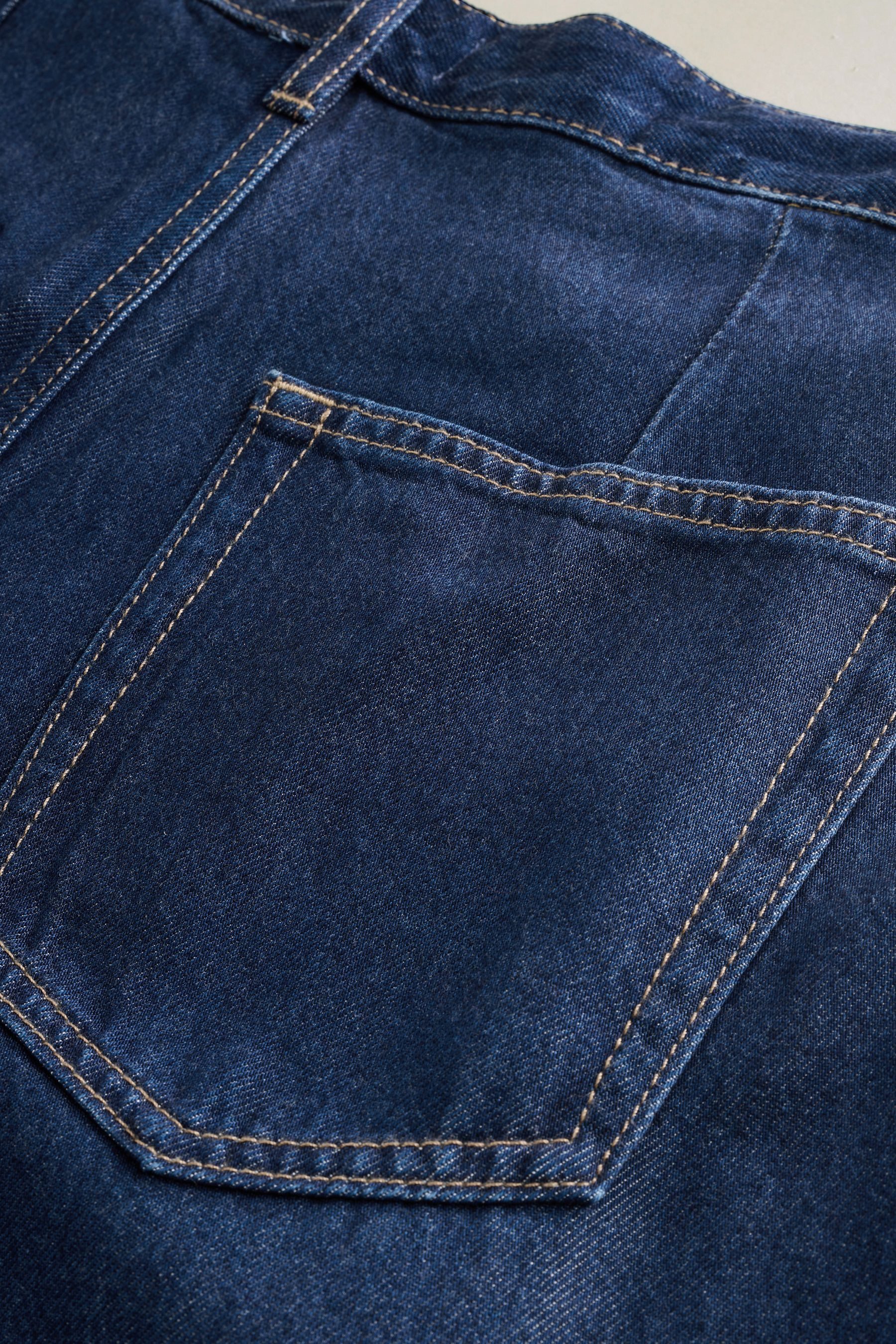 Next Weite Jeans N. Premium Palazzo-Jeans mit weitem Bein (1-tlg)