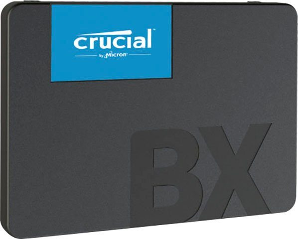 Crucial BX500 500 GB interne SSD (500 GB) 2,5" 550 MB/S Lesegeschwindigkeit, 500 MB/S Schreibgeschwindigkeit