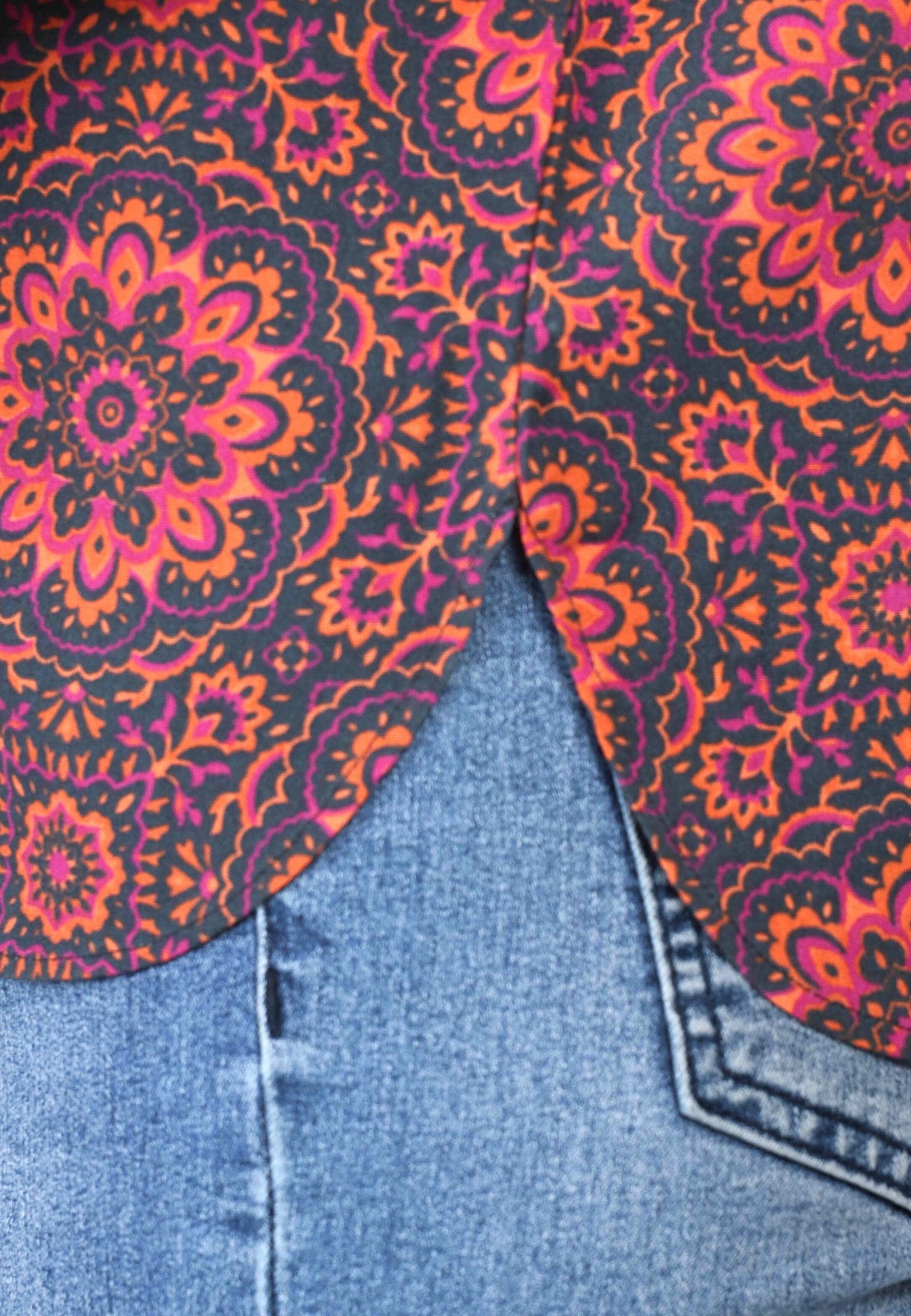 Deerberg Klassische Bluse Maisy ornamental