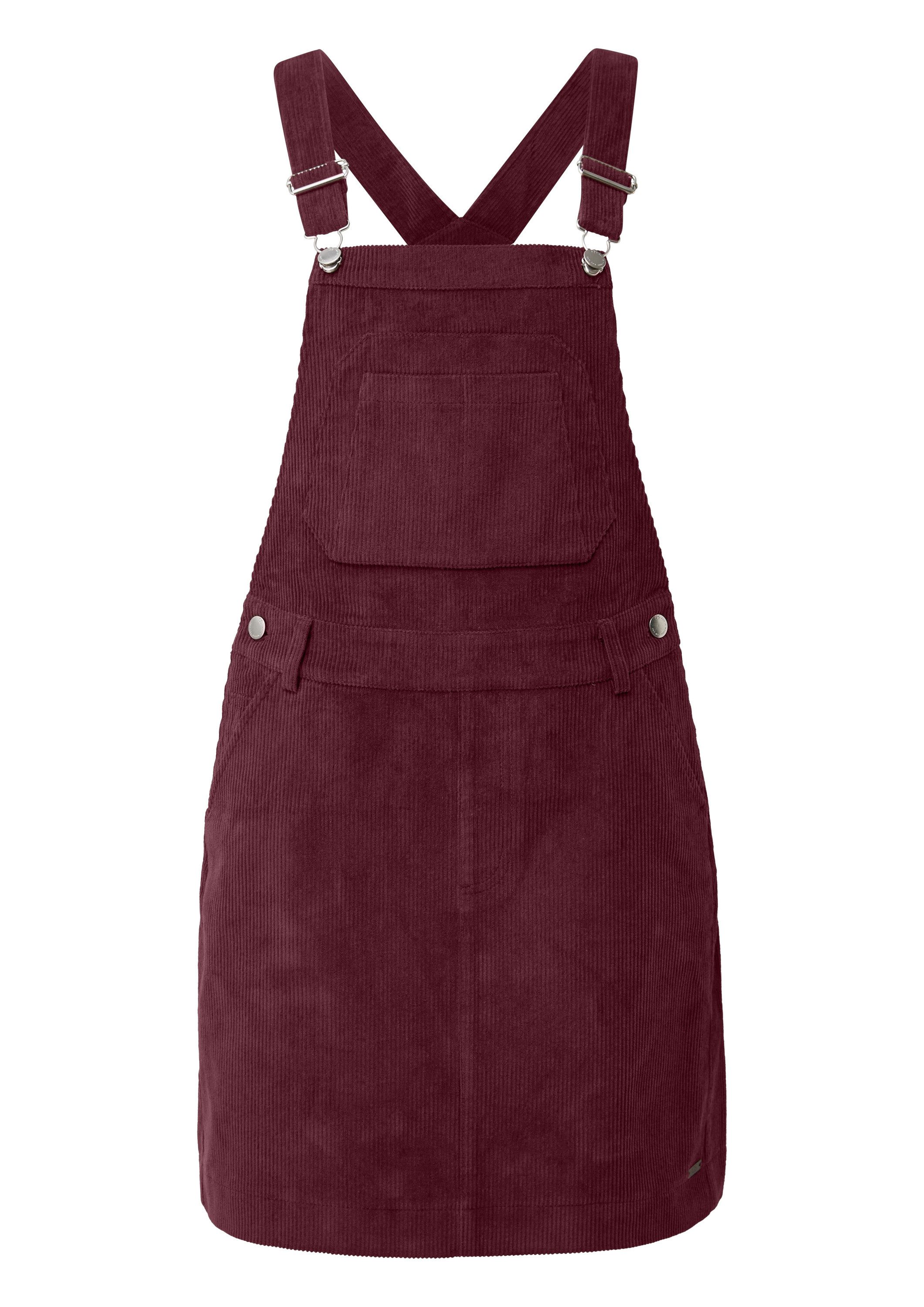 QS Minikleid Kleid Mini-Latzkleid aus Cord günstig online kaufen