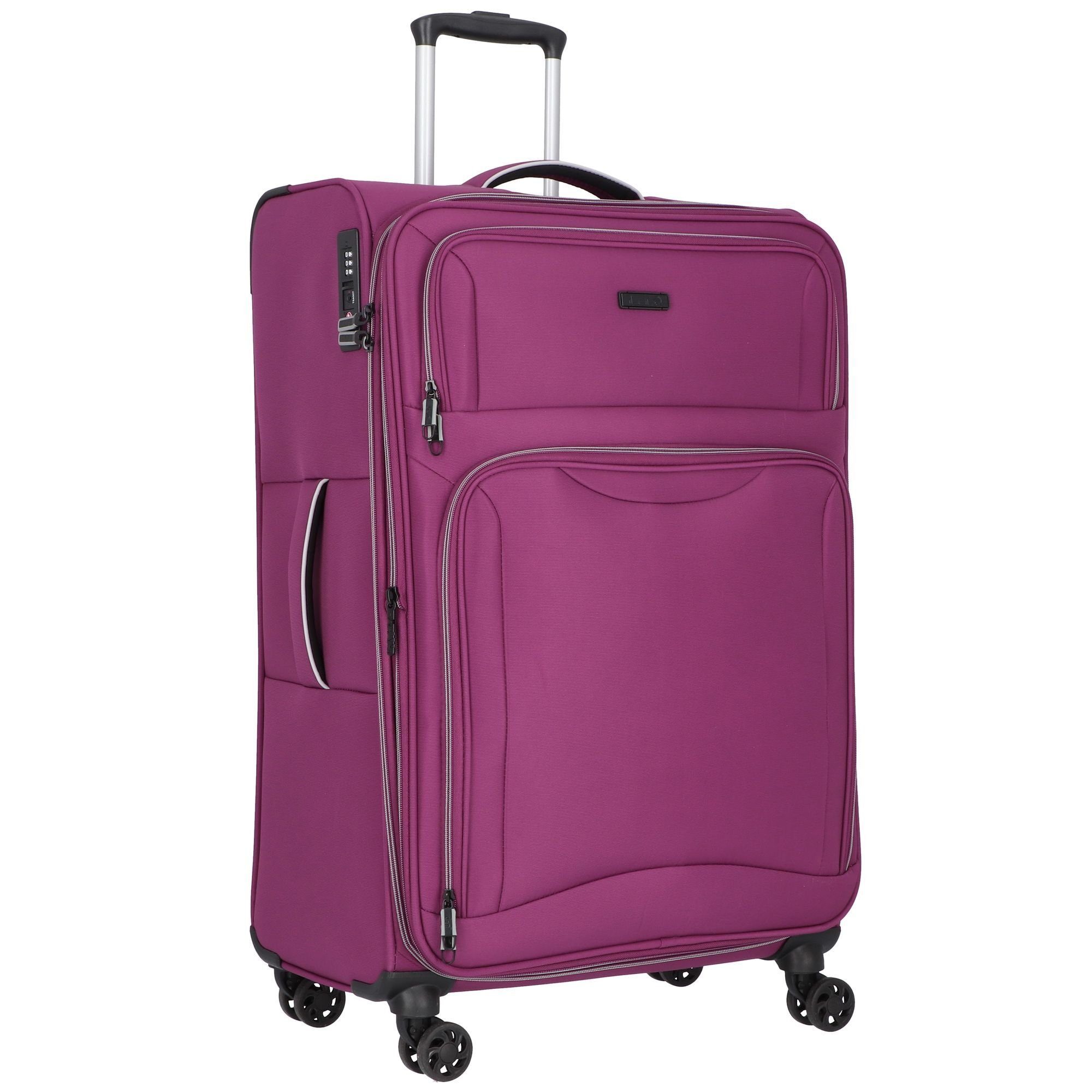 D&N Weichgepäck-Trolley Travel Line 9204, 4 Rollen, Polyester günstig online kaufen