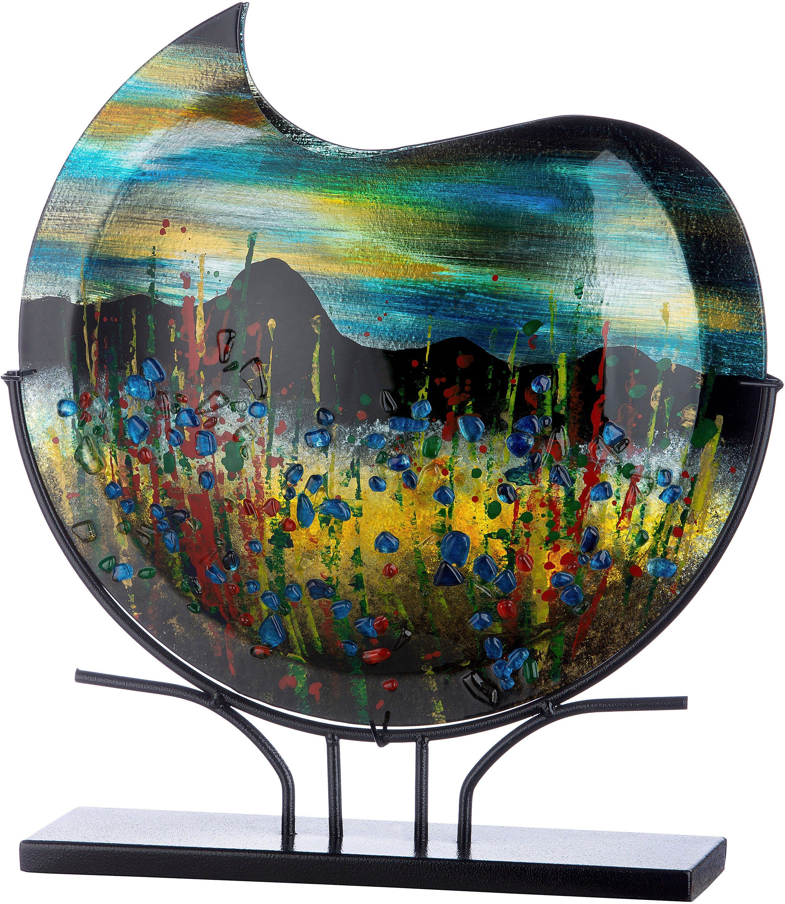 Casablanca by Gilde Dekovase Dali, Höhe ca. 47,5 cm (1 St), dekorative Vase aus Glas, Dekoobjekt