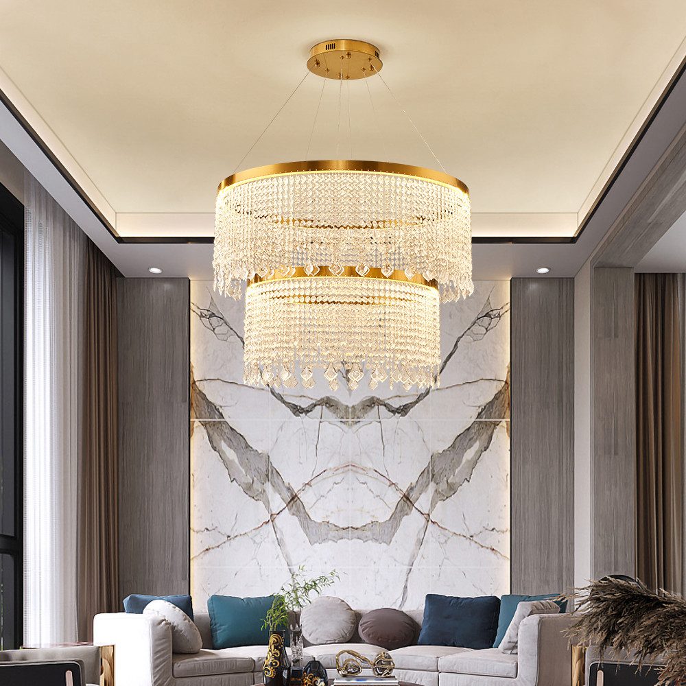 Eurotondisplay LED Pendelleuchte LED Pendelleuchte Hängelampe Fernbedienung günstig online kaufen