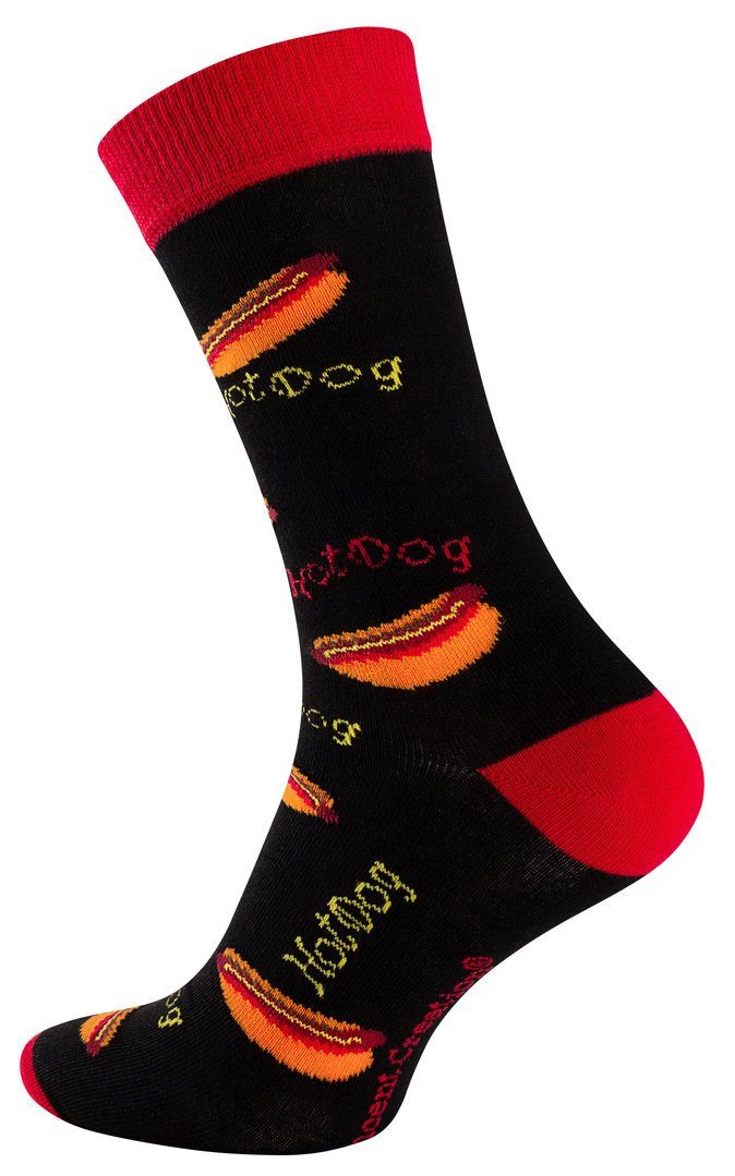 Vincent Creation® Socken (3-Paar) im Fast Food - Design
