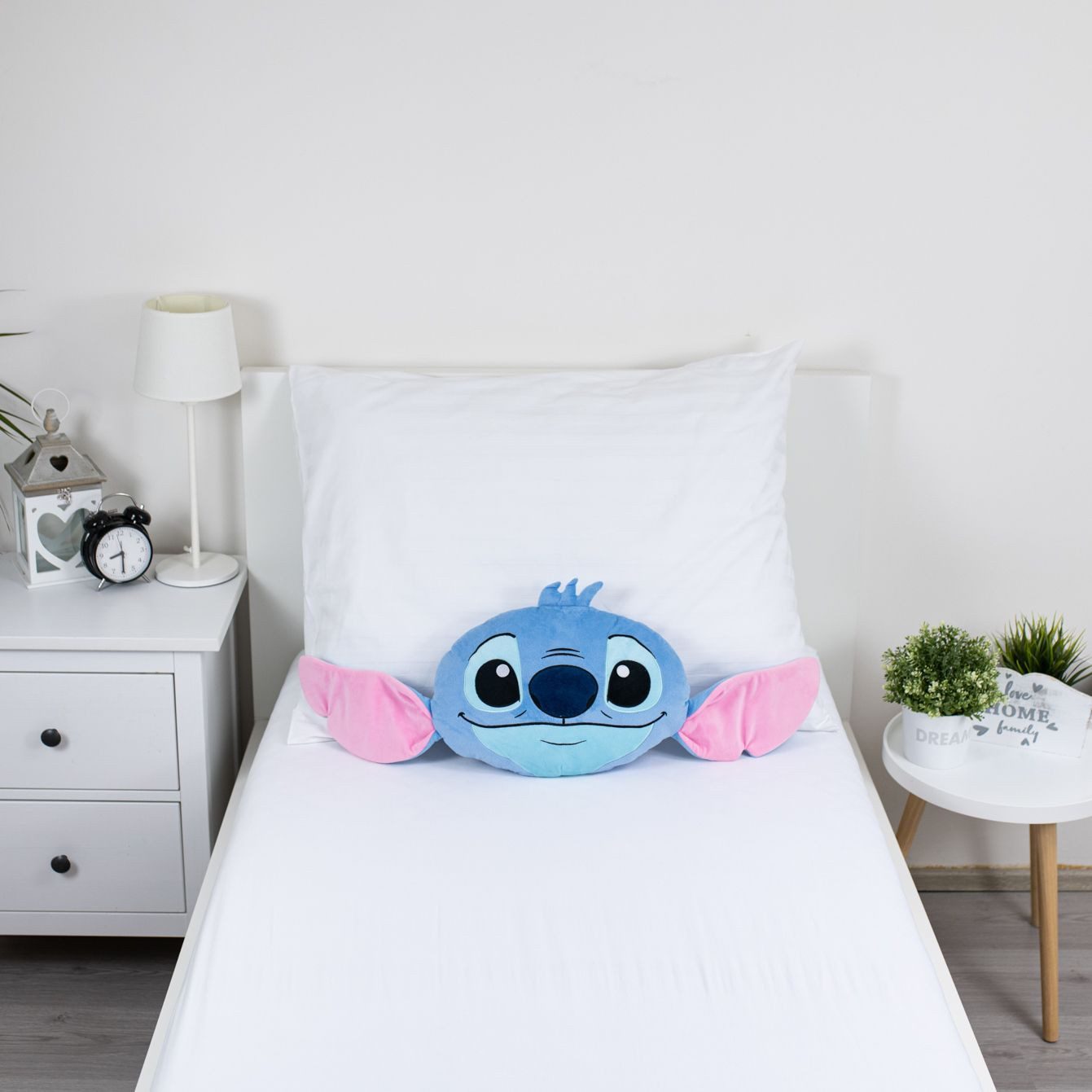 Lilo & Stitch Dekokissen Angel Pink Dekokissen in 3D-Optik für Sofa & Bett