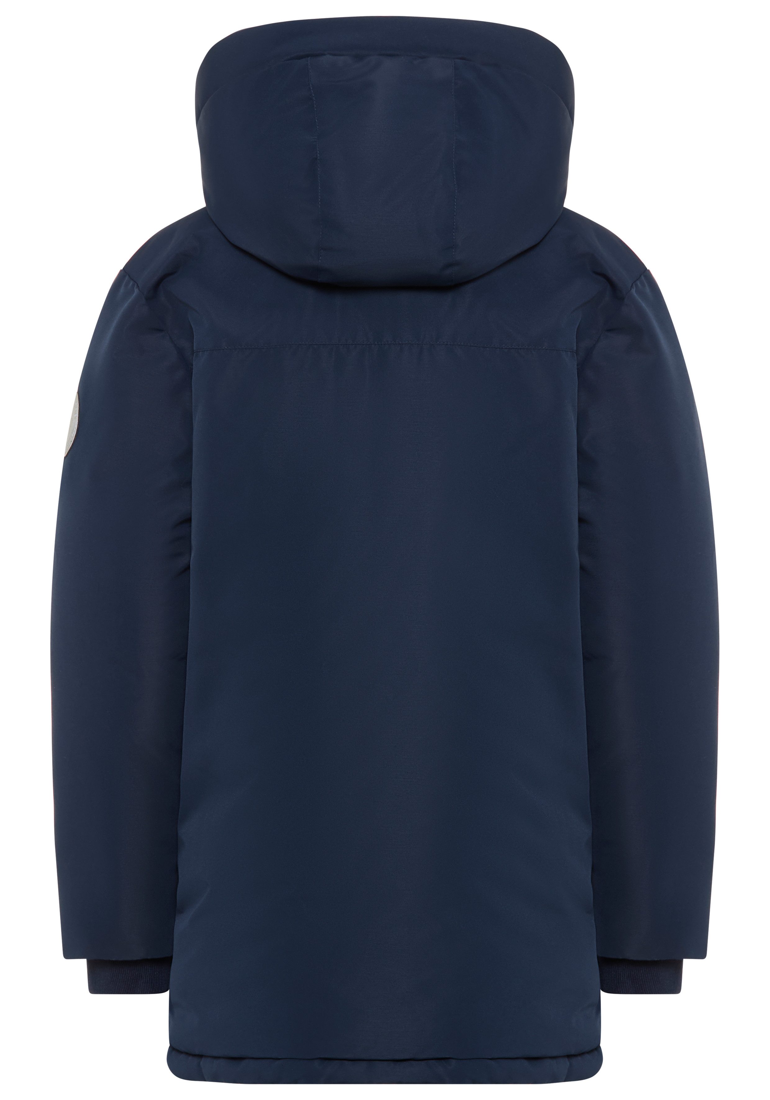 KangaROOS Outdoorjacke Winterwarme Jacke Lange Winterjacke mit reflektierenden Details