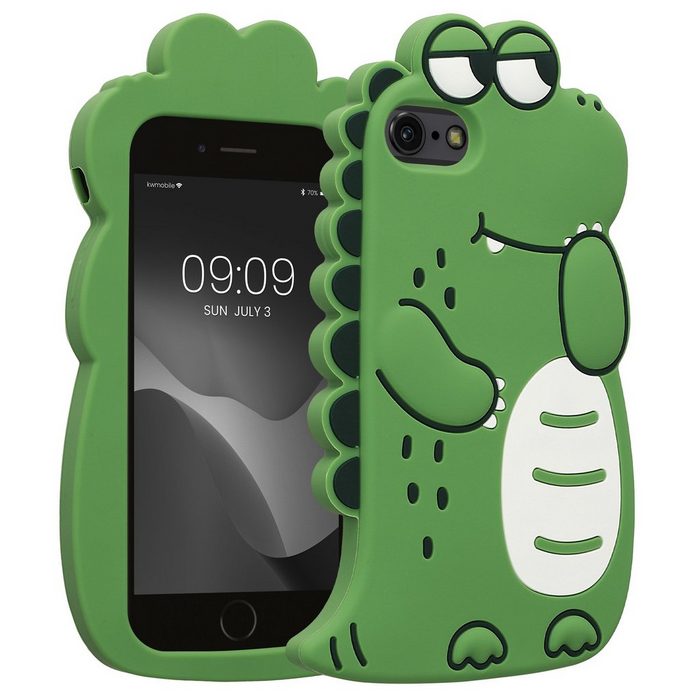kwmobile Handyhülle Hülle für Apple iPhone 6 / 6S Silikon Handy Schutzhülle Cover Case - Süßer Dinosaurier Design