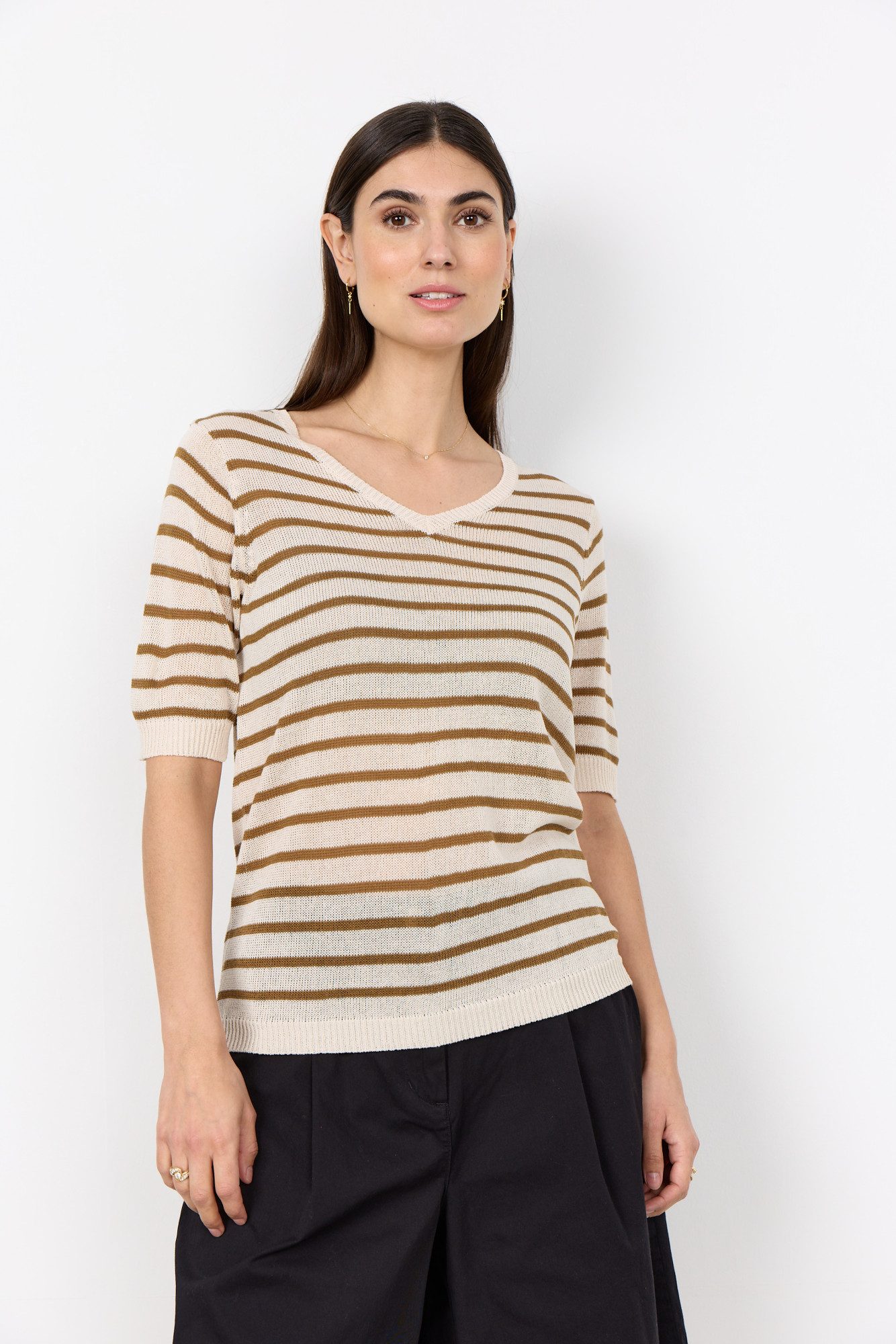 soyaconcept Strickpullover SC-LUANNA 4 - Strickpulli Damen - Pullover - Strickshirt - Ringelshirt