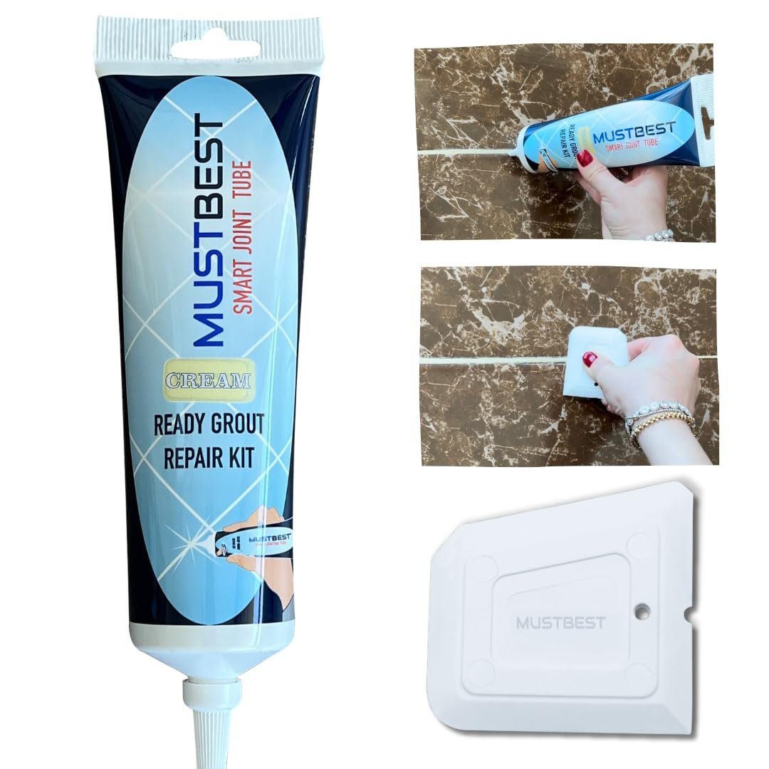 MustBest Fugenfueller Schnell trocknend Fliesenfugenreparatur