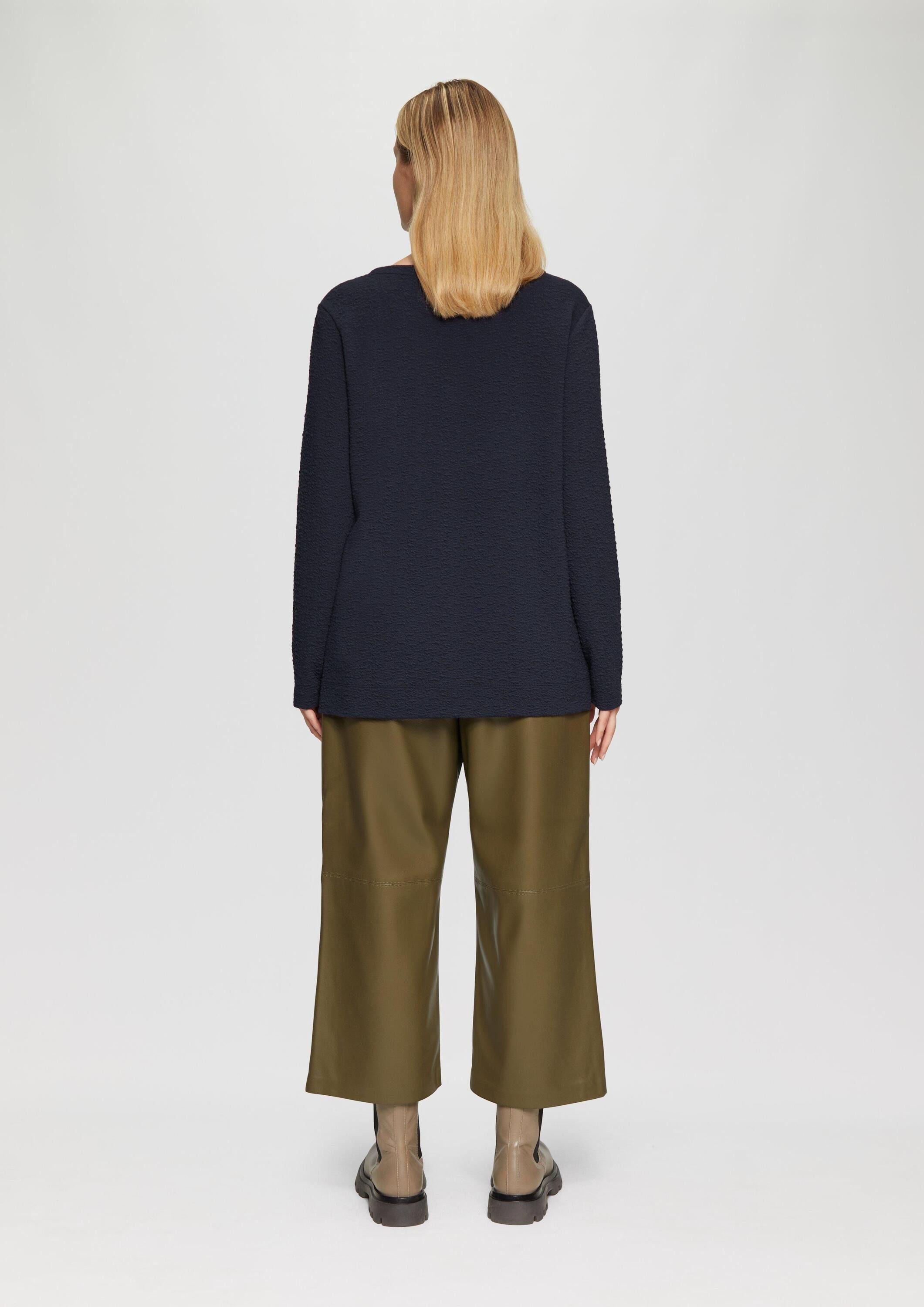 s.Oliver Sweatshirt Sweatshirt Sweatshirt aus Jacquard