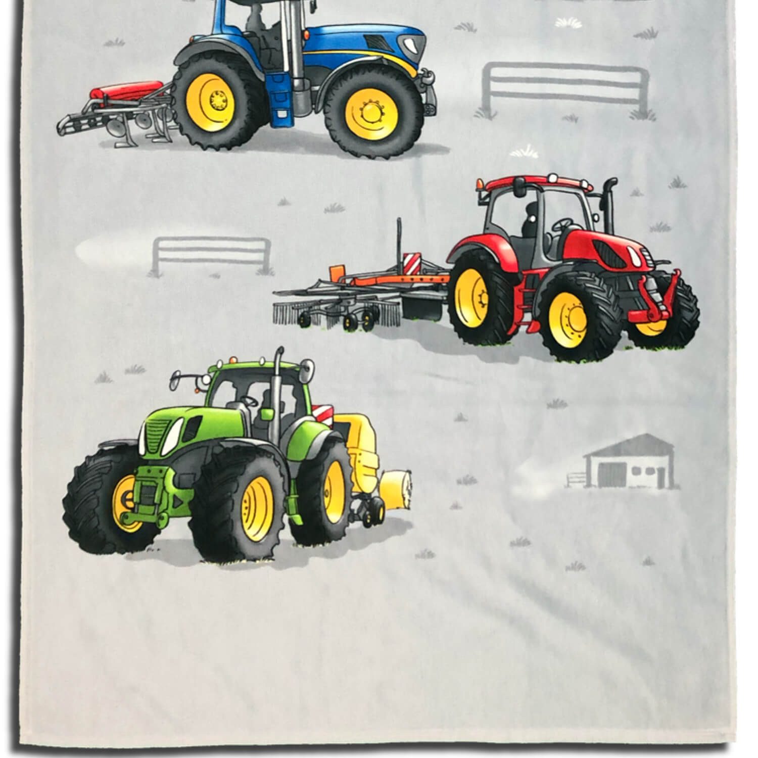ESPiCO Strandtuch Traktor, Frottee-Velour (1-St), Landmaschinen, Bulldog, Trecker