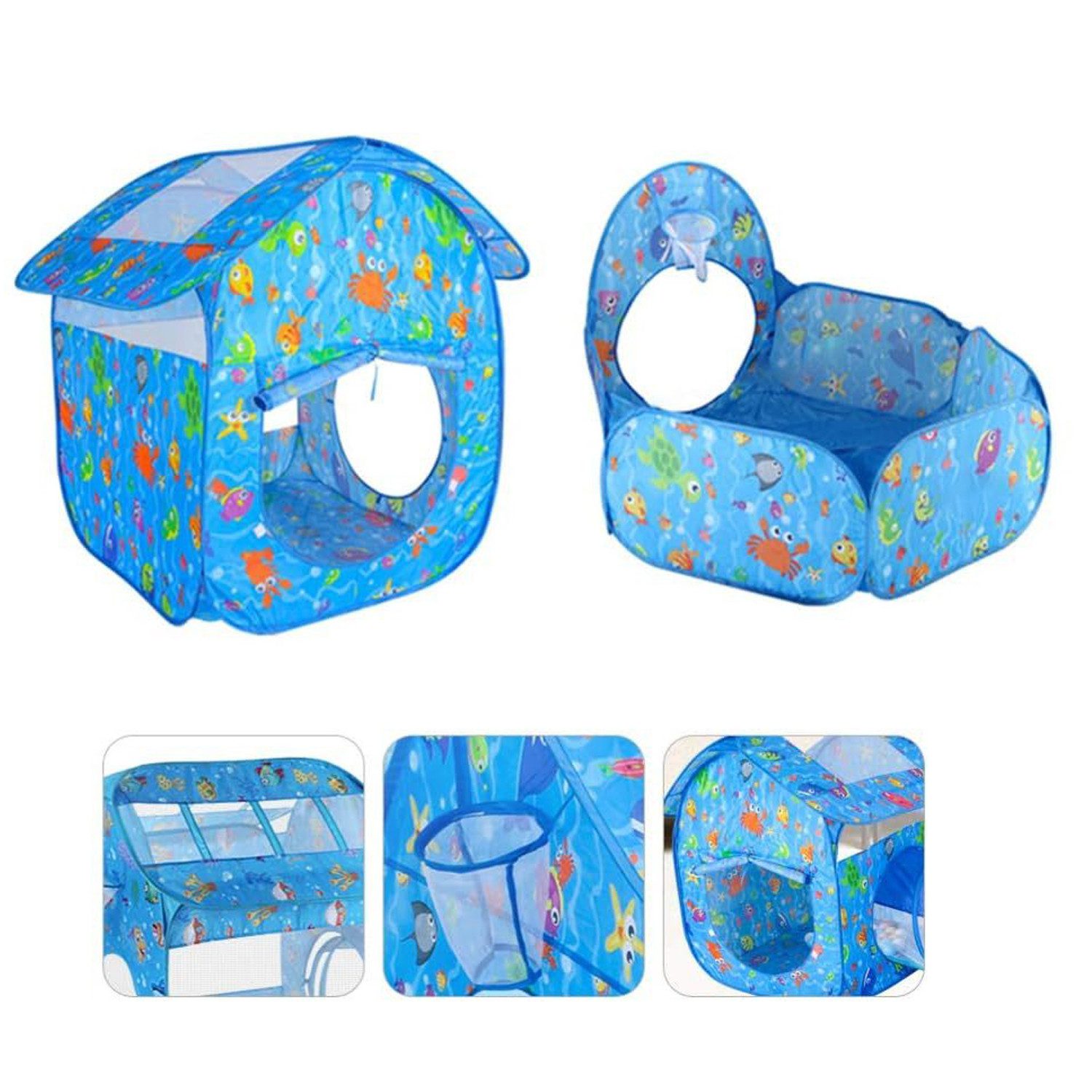 Spielzelt Spielzelt Kinder,zweiteiliges Patchwork