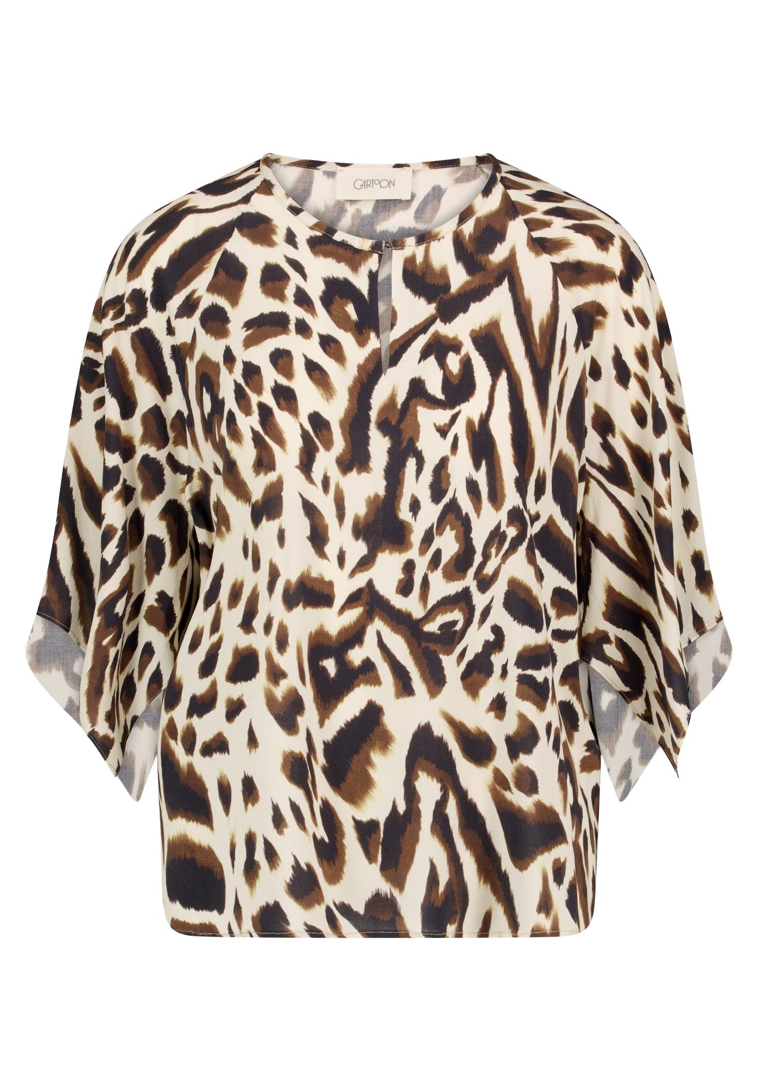 Cartoon Schlupfbluse Damen mit Muster