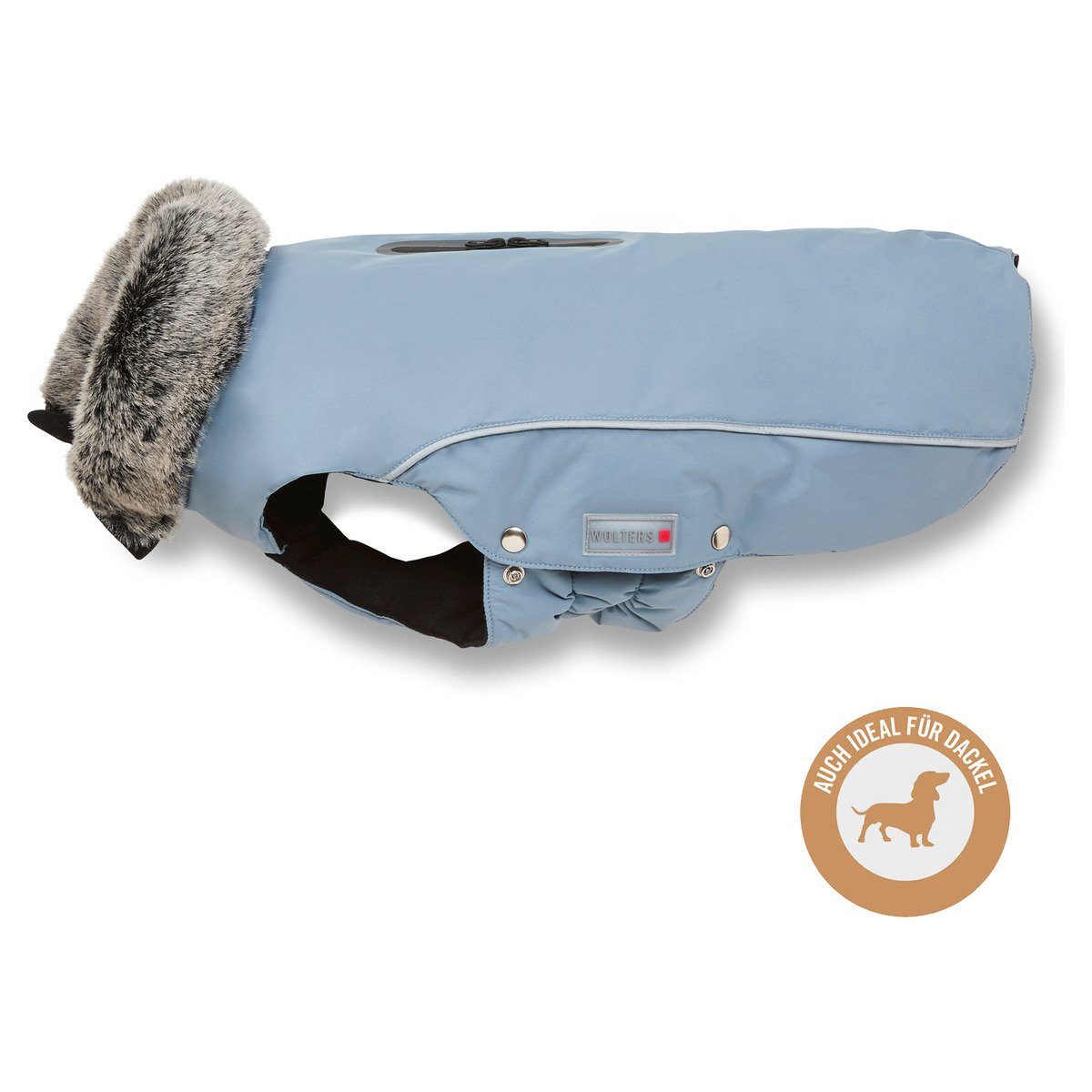 Wolters Hundemantel Winterjacke Amundsen für Dackel blau