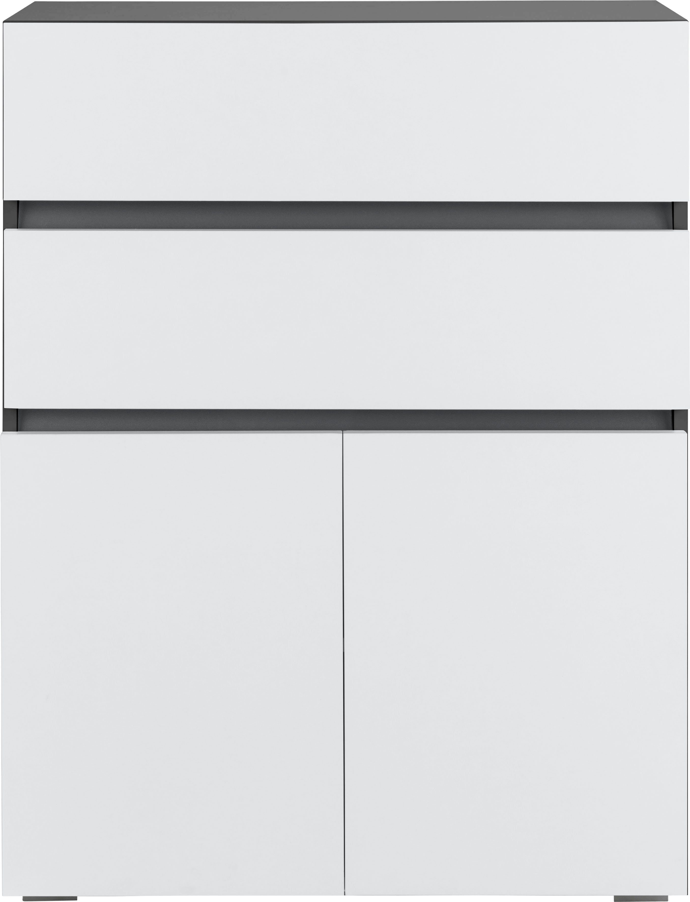 Home affaire Midischrank Wisla Höhe 98 cm, mit Türen & Schubkasten günstig online kaufen