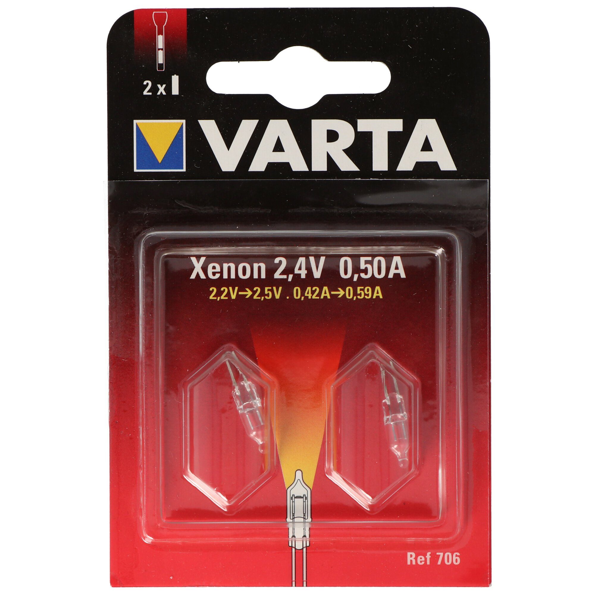 VARTA LED Taschenlampe Varta Ersatzbirnchen 706, Varta 00706000402