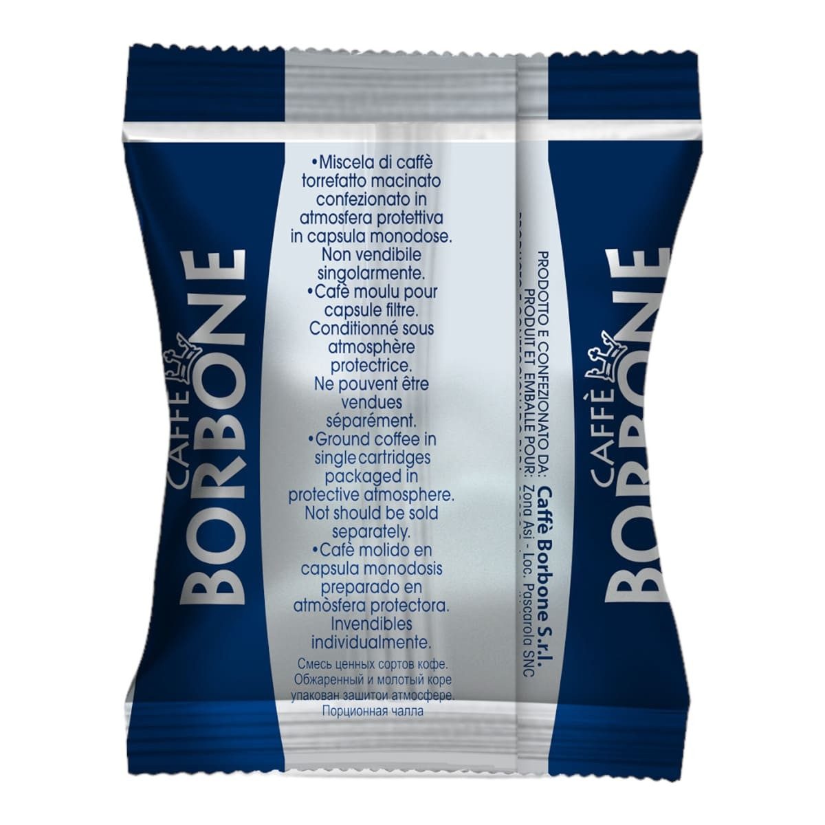 Caffè Borbone Kaffee Caffè Borbone Kaffeekapseln BLU Respresso 100x 5g - Kapseln, 1 x 5 g, 100 St. (Kompatibel mit Nespresso®* Haushalts-Espressomaschinen)