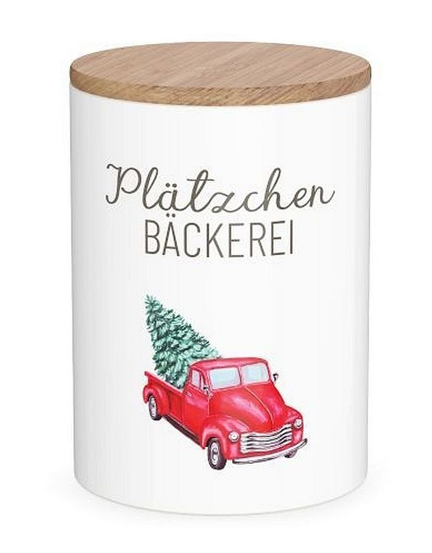 La Vida Vorratsdose Vorratsdose Plätzchendose Weihnachten Plätzchen Bäckerei Auto La Vida