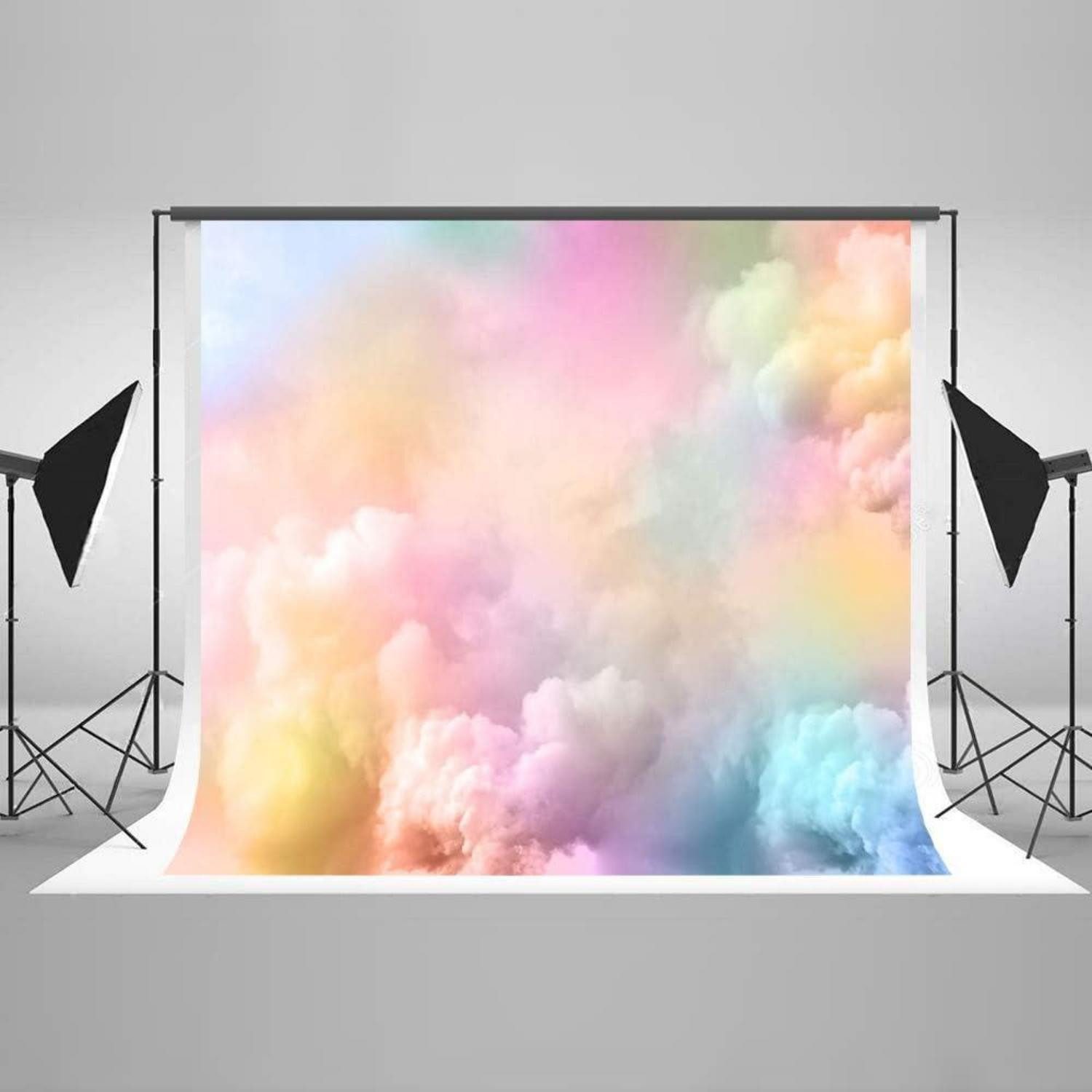 LuxusKollektion Hintergrundtuch Hintergründe Fotografie Mikrofaser Sky Clouds 3x2m AMZHFF0042