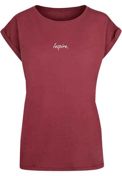 Merchcode T-Shirt Merchcode Damen Ladies Inspire Extended Shoulder Tee (1-tlg)
