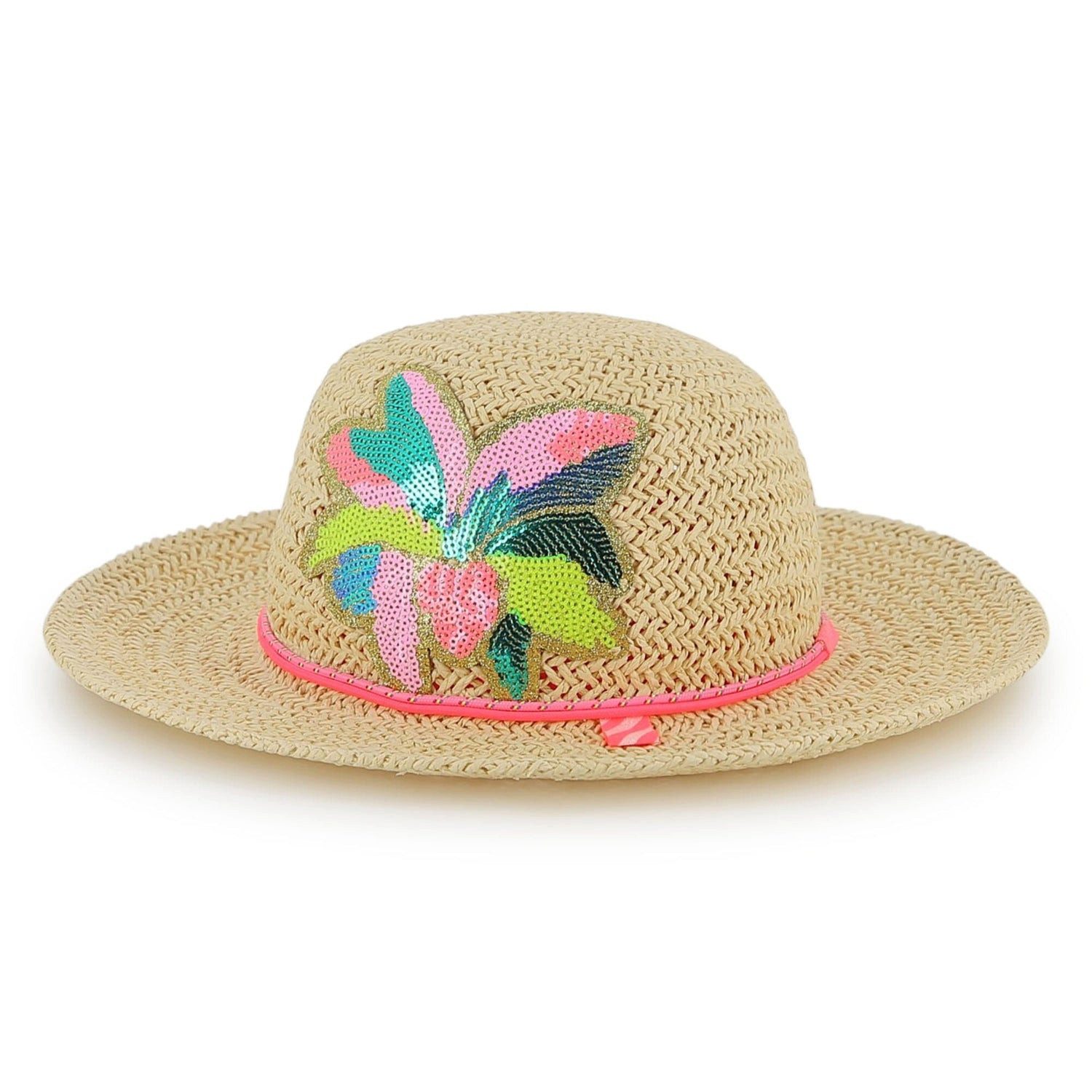 Billieblush Sonnenhut Billieblush Kids Sommerhut mit Pailletten – Bunt