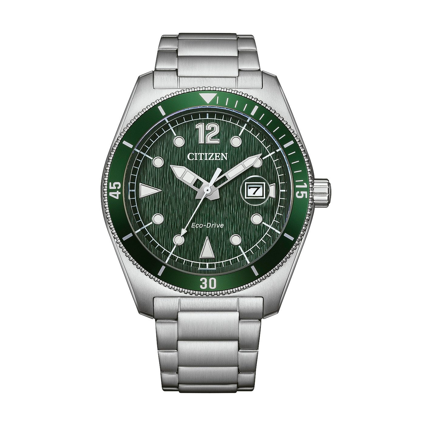 Citizen Solaruhr Eco-Drive Day Date AW1880-55X, Armbanduhr, Herrenuhr, Edelstahlarmband, analog, Big Date