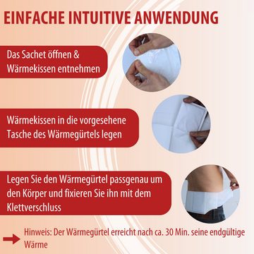 Evolsin Wärmegürtel Evolsin® Wärmegürtel - therapeutische Tiefenwärme bei Rückenschmerzen, 4-tlg.